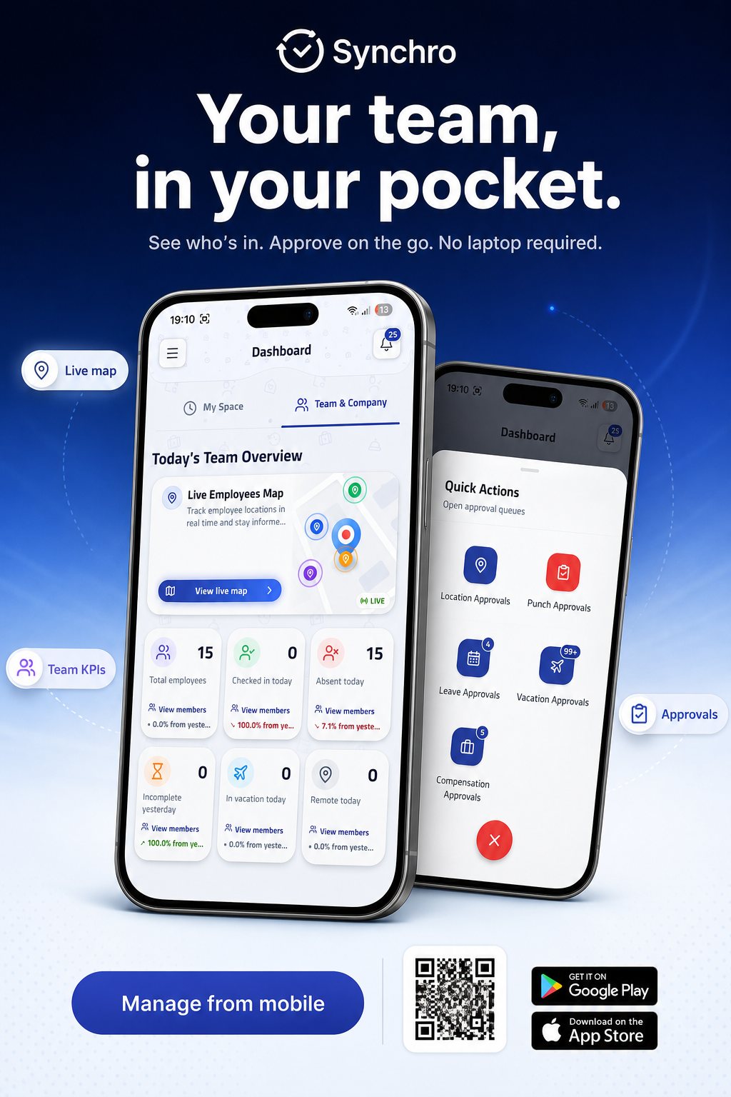 Your team, in your pocket.